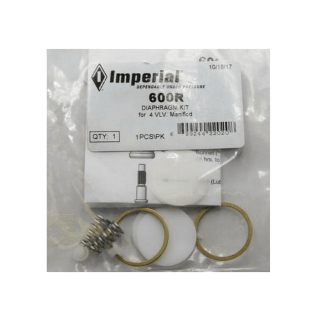 Imperial Tool 600R Diaphragm Replacement Seal Kit for All 600 Series Manifolds 1