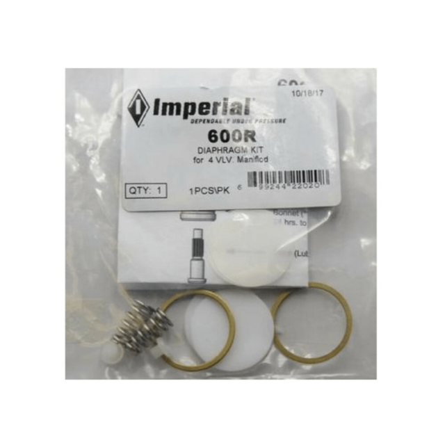 imperial tool 600r diaphragm replacement seal kit for all 600 series manifolds