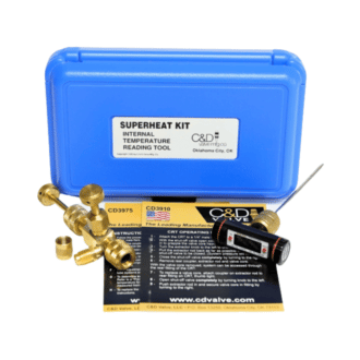 C&D CD3990 Superheat Kit w/ CD3930 (BV-CRT) and CD3975 Thermometer